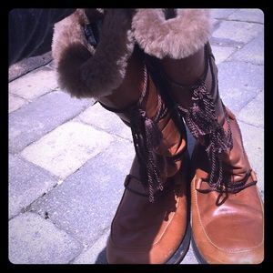 Ulu Leather Wool boots